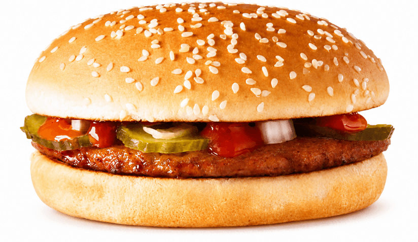 Hamburger van de Bakplaat